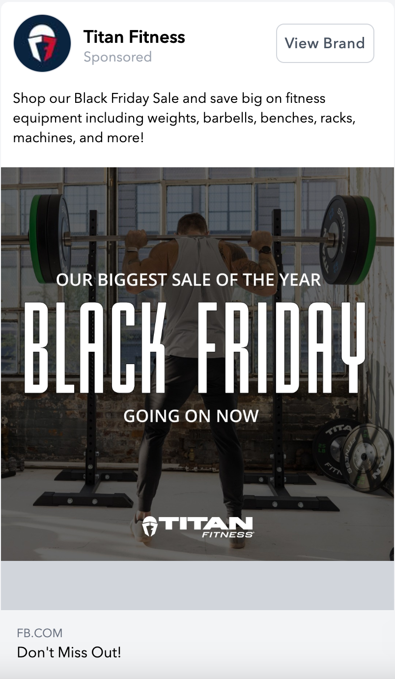 Black Friday ad