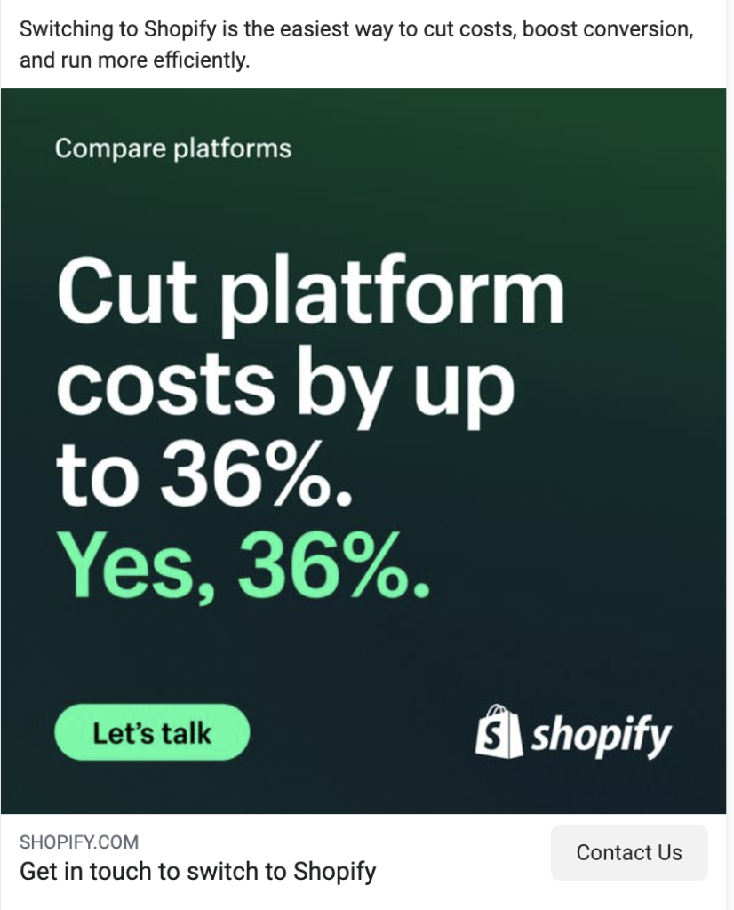 Shopify Facebook ads